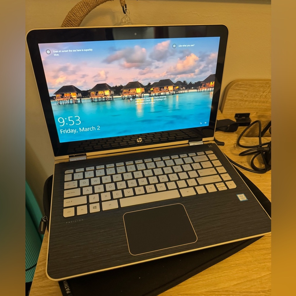 HP Rose Gold Laptop